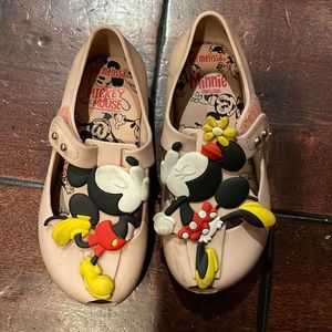 Mini Melissa Mickey & Minnie Size 9 toddler